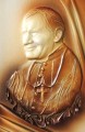 OBRAZ Z PAPIEŻĘM JANEM PAWŁEM II ZE SKÓRY