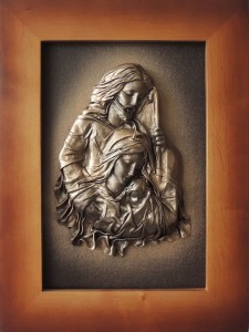 ŁADNY OBRAZ ZE ŚWIĘTĄ RODZINĄ. GRAWER. PAMIATKA ŚLUBU SR2-5.