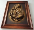 Obraz z płaskorzeźbą świętej Rodziny, na pamiątkę ślubu, jubileuszu.JPG