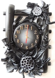 ZEGAR ZE SKÓRY - BAMBUSOWA KONSTRUKCJA - B1-3