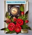Obraz z czerwonymi różami oraz dwoma dedykacjami - grawerami na prezent dla kobiety.jpg