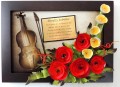 obraz-na-jubileusz-45-lecia-ślubu-w-drewnianej-ramie-i-kwiatami.JPG