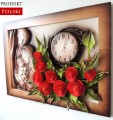 obraz-produkcji-polskiej-rękodzieło-ze-skóry-święta-rodzina-kwiaty-zegar.jpg