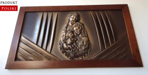 Obraz w dużym formacie ŚWIĘTA RODZINA na prezent z okazji 45-tej Rocznicy Ślubu