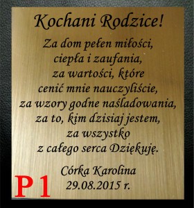 PODZIĘKOWANIA DLA RODZICÓW - GRAWER - P1