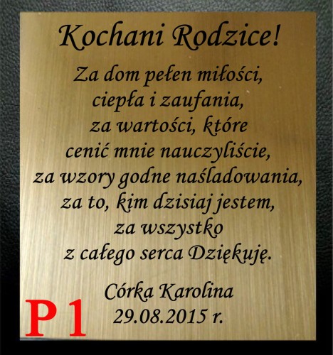 GRAWER - DEDYKACJA NA PODZIĘKOWANIE DLA RODZICÓW....Kochani Rodzice! 
Za dom pełen miłości, 
ciepła i zaufania, 
za wartości, które 
cenić mnie nauczyliście...