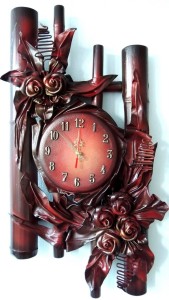 ZEGAR Z RÓŻAMI ZE SKÓRY - B3-5