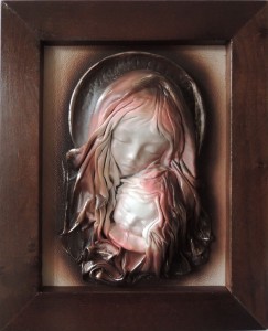 OBRAZEK Z MARYJKĄ. IDEALNA PAMIĄTKA CHRZTU ŚWIĘTEGO, KOMUNII. S1-6