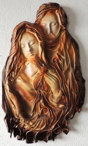 ŚWIĘTA RODZINA, PŁASKORZEŹBA, ORYGINALNY PREZENT NA ŚLUB, PODZIĘKOWANIE, JUBILEUSZ, KOMUNIĘ, DEDYKACJA GRAWEROWANA, WSPANIAŁA PAMIĄTKA