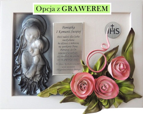 Prezent na komunię świętą - obraz z maryją.jpg