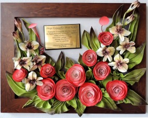 Obraz z dedykacją prezent na pożegnanie pracownika - szefa - 67x52cm - K6D-8