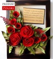 Obraz jubileuszowy z bukietem czerwonych róż - Produkt Polski.jpg