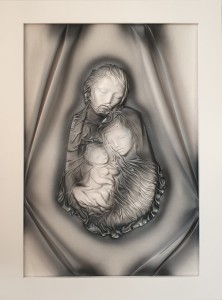 ELEGANCKI OBRAZ ŚWIĘTEJ RODZINY. WYJĄTKOWY PREZENT. SR8-4