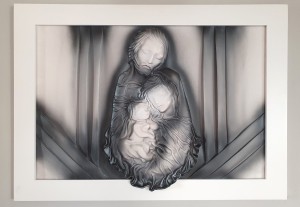 Święta Rodzina - duży obraz na prezent ślubny JUBILEUSZ - SR8-5