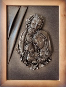 OBRAZ ZE SKÓRY ŚWIĘTEJ RODZINY. PREZENT NA WIELE OKAZJI. SR3-7