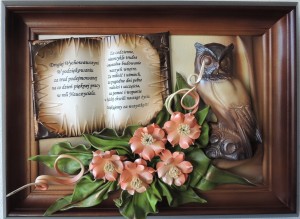 OBRAZ Z DEDYKACJĄ DLA WYCHOWAWCY SD3-3