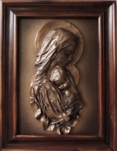 OBRAZ Z MARYJKĄ. IDEALNA PAMIATKA NA KOMUNIĘ, CHRZEST. S2-8