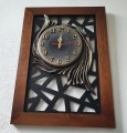 Jedyny taki zegar ścienny w ramie złoty dąb.jpg