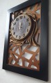 Piękny zegar ścienny z polskiej pracowni.jpg