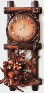 ZEGAR ZE SKÓRY I BAMBUSA - B17-2