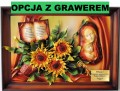 - ŚWIĘTA RODZINA + GRAWER -
PRZYKŁADOWY OBRAZ ZE SKÓRY 
Z OZDOBNĄ TABLICZKĄ I  DEDYKACJĄ
Opcja dodatkowo płatna.
Na życzenie możemy zamieścić go na odwrocie lub w innym wskazanym miejscu.
napisz do nas… bok@obrazyzeskory.pl lub zadzwoń 511843643 