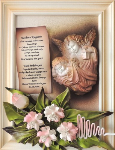 obraz z aniołem stróżem na pamiątkę chrztu swiętego + dedykacja.jpg