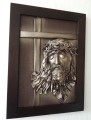 Jezus na krzyżu w kolorystyce metakliczne bronzo.JPG