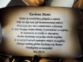 DEDYKACJA NA DZIEŃ MATKI,  ORYGINALNA PAMIĄTKA, DO PODKOWY NA SZCZĘŚCIE