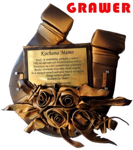 Prezent na DZIEŃ MATKI - PODKOWA - podziękowanie dla MAMY ! PM-DMG1