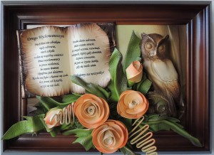 OBRAZ Z DEDYKACJĄ DLA WYCHOWAWCY SD3-2