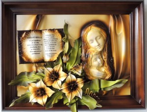 OBRAZ Z MATKĄ BOŻĄ I DEDYKACJĄ - P6-3